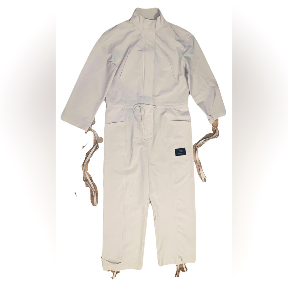 Sweaty Betty X Halle Berry the respin edit tan Jackie jumpsuit one piece M